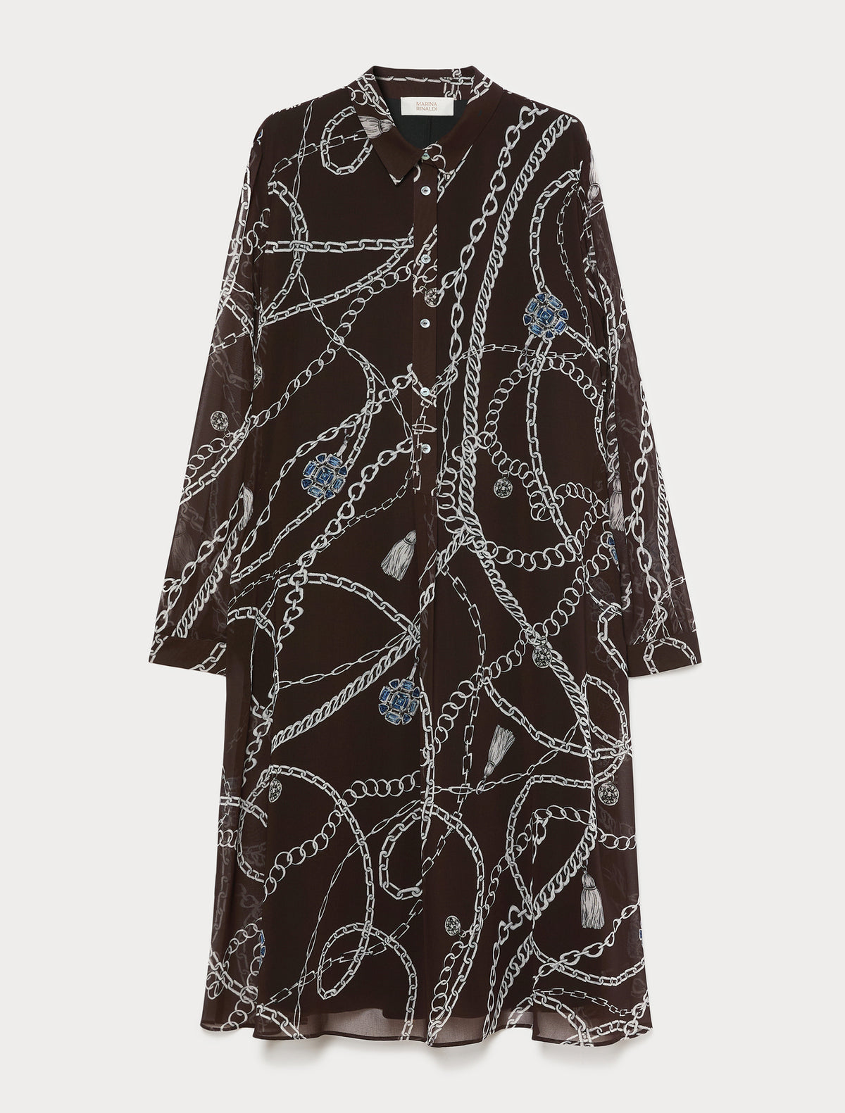 Marina Rinaldi Georgette Print Dress