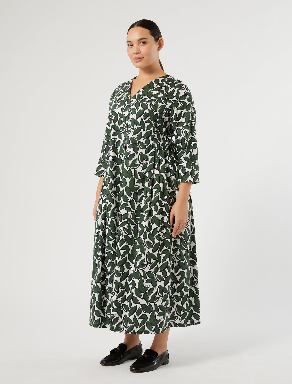 Marina Rinaldi Cotton Poplin Dress