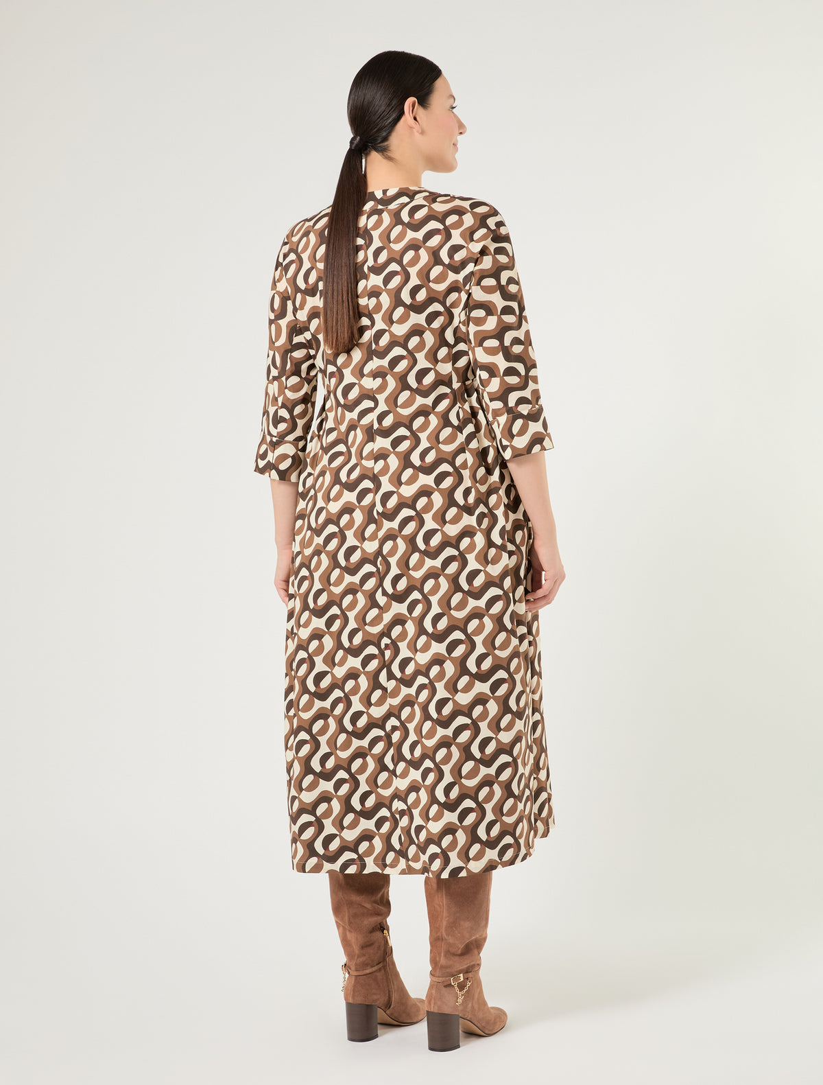 Marina Rinaldi Cotton Poplin Dress