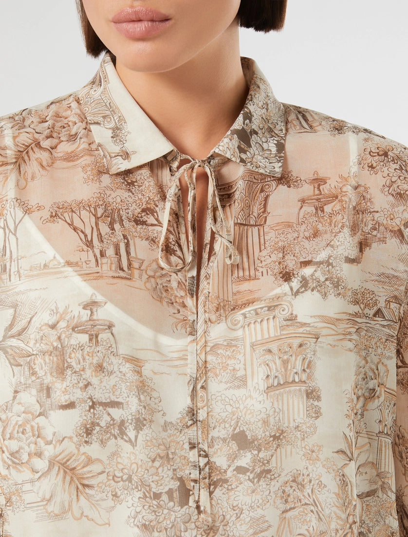 Marina Rinaldi Printed georgette blouse
