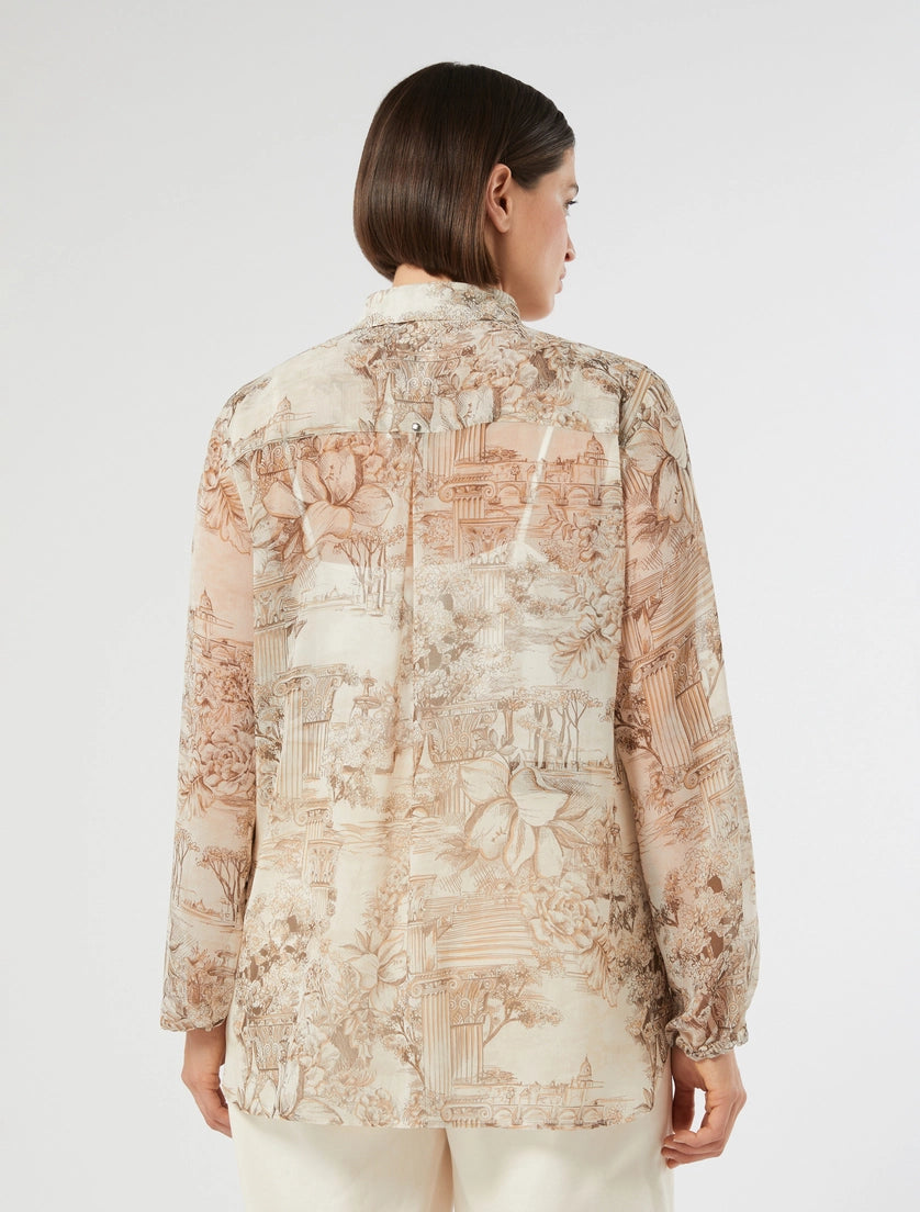 Marina Rinaldi Printed georgette blouse