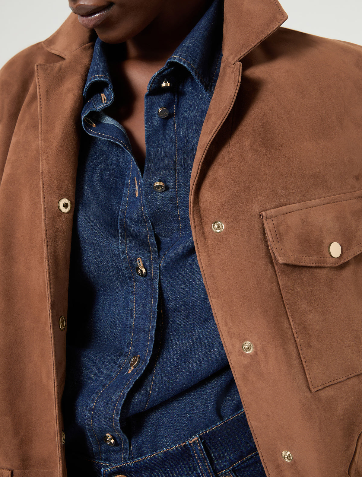 Marina Rinaldi Suede Jacket