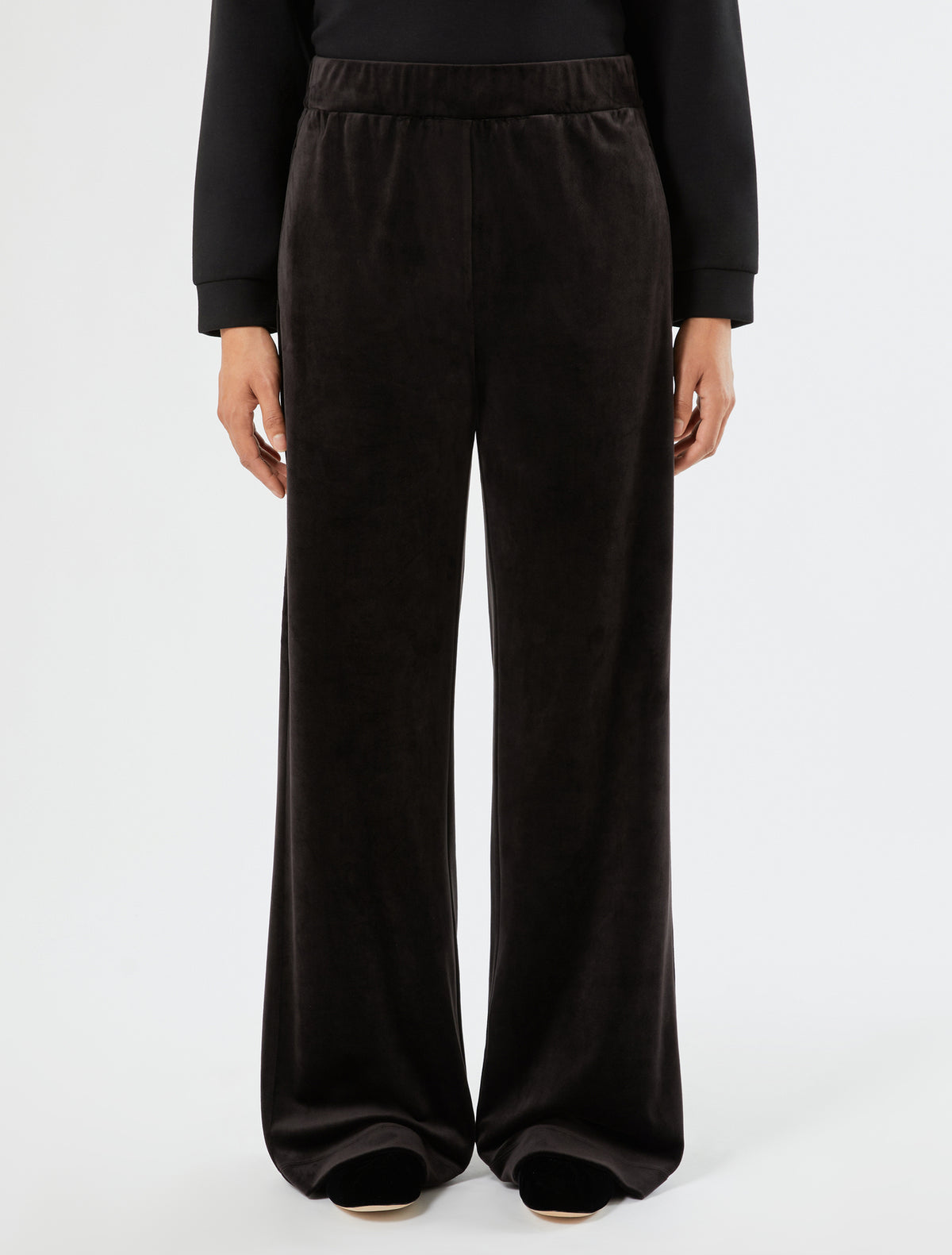 Marina Rinaldi Chenille Wide-Leg Trousers