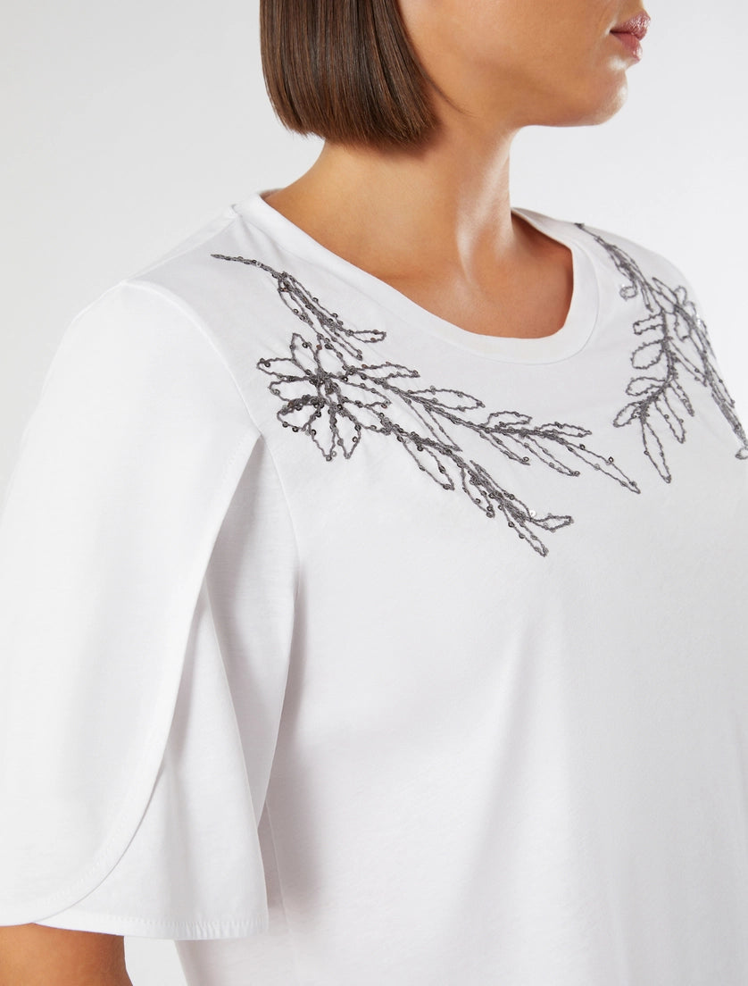 Marina Rinaldi Cotton jersey T-shirt