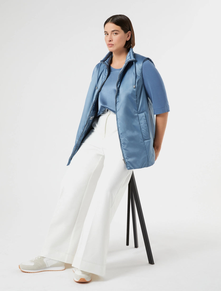 Marina Rinaldi Jersey and silk T-shirt