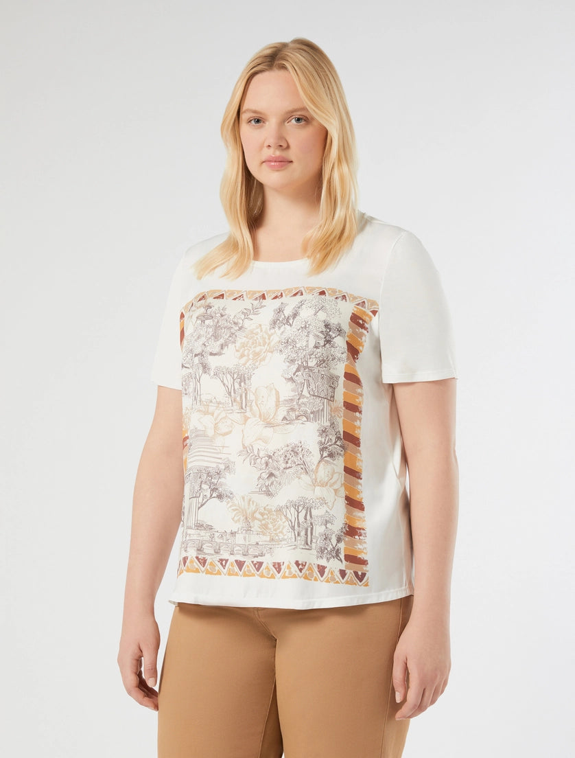 Marina Rinaldi Viscose jersey T-shirt