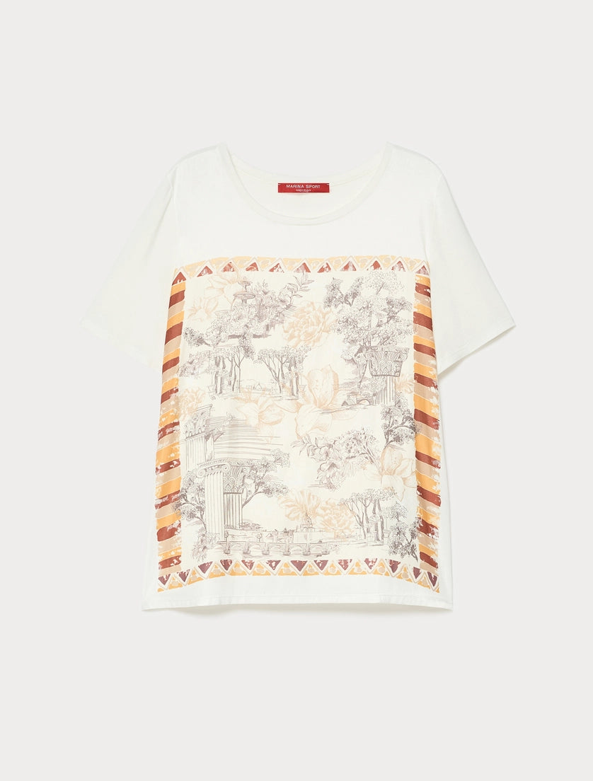 Marina Rinaldi Viscose jersey T-shirt