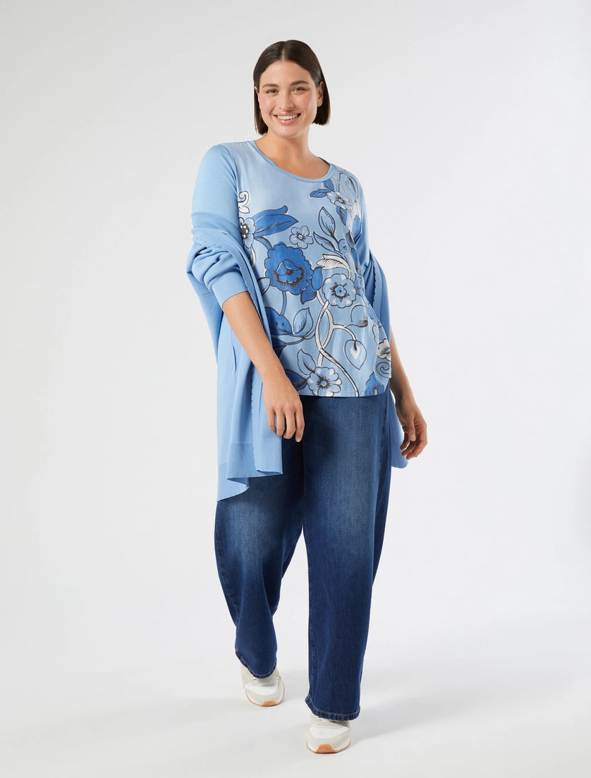 Marina Rinaldi Viscose jersey T-shirt