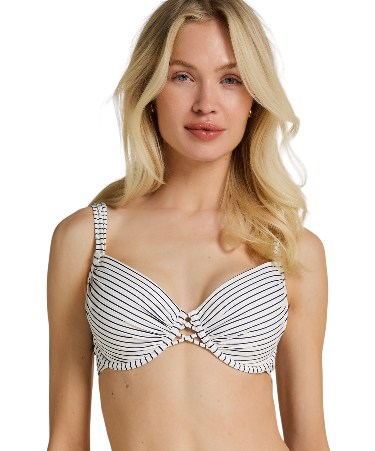 HUNKEMÖLLER Padded Underwired Bikini Top Stripes