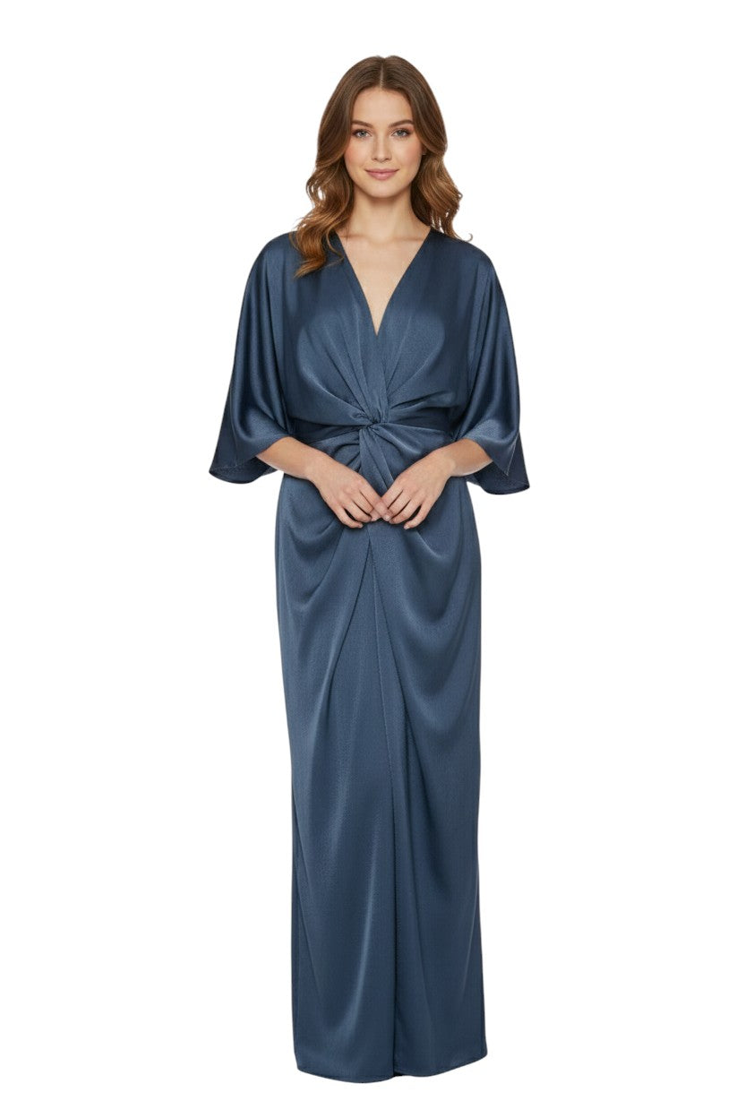 BSB Maxi dress wrap with knot design