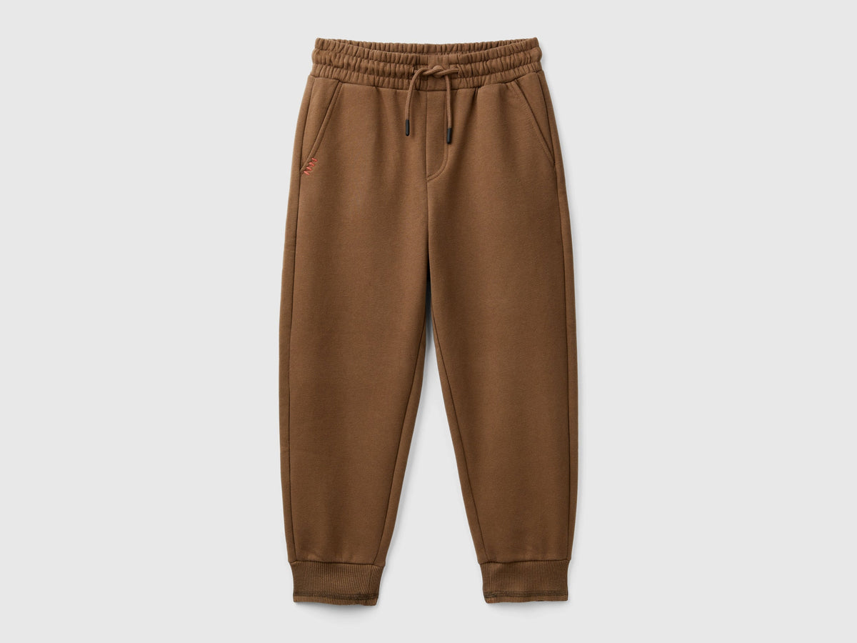 Benetton Warm sweatpants with print