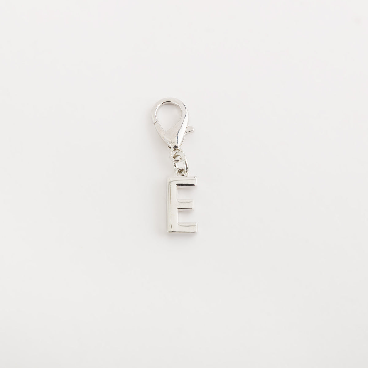 Carpisa Carpisa Letter E Charm Rose Gold Plated Initial Pendant with Lobster Clasp