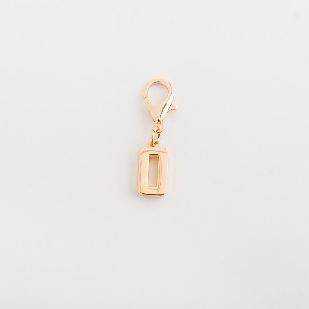 Carpisa Carpisa Letter O Charm Rose Gold Plated Initial Pendant with Lobster Clasp