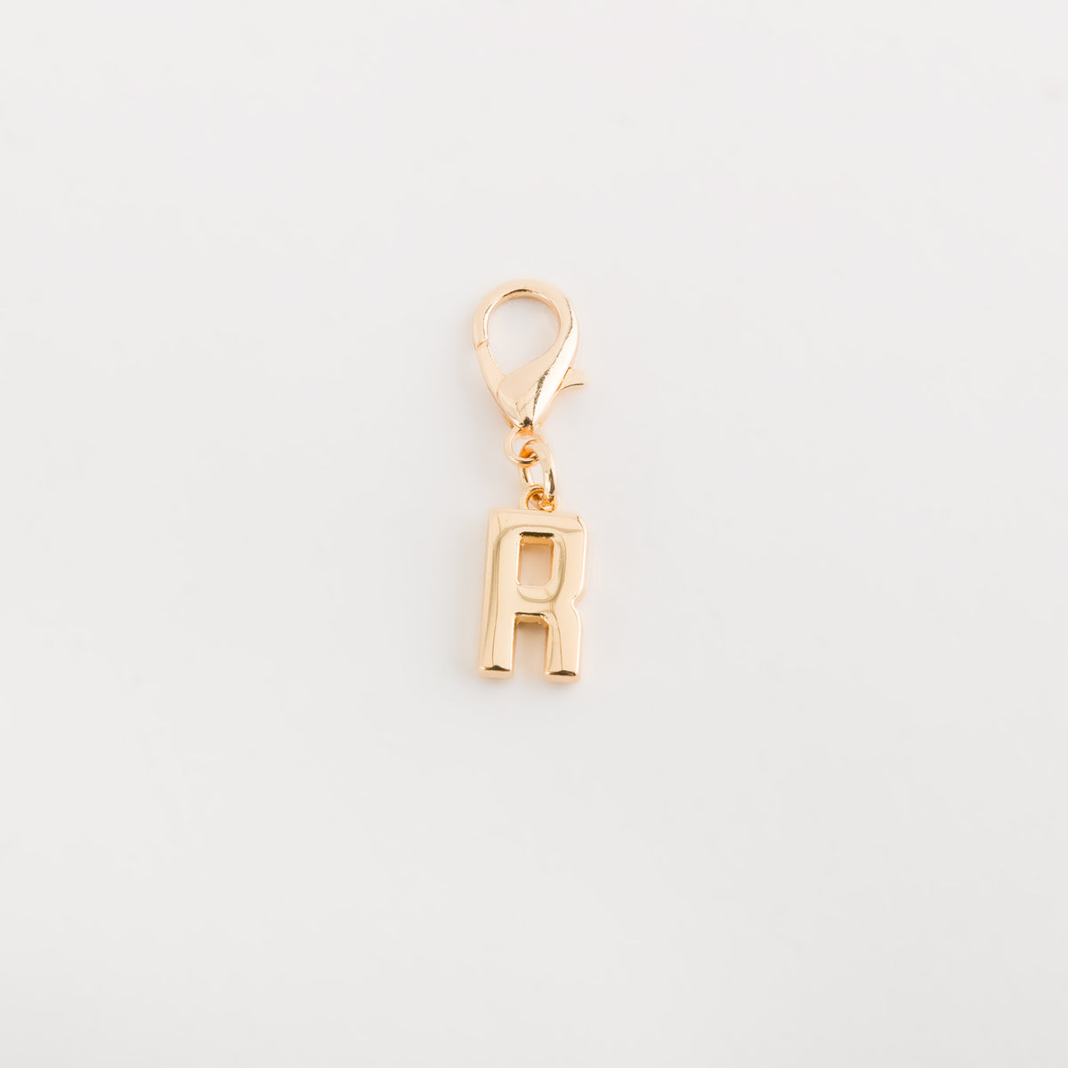 Carpisa Carpisa Letter R Charm Rose Gold Plated Initial Pendant with Lobster Clasp