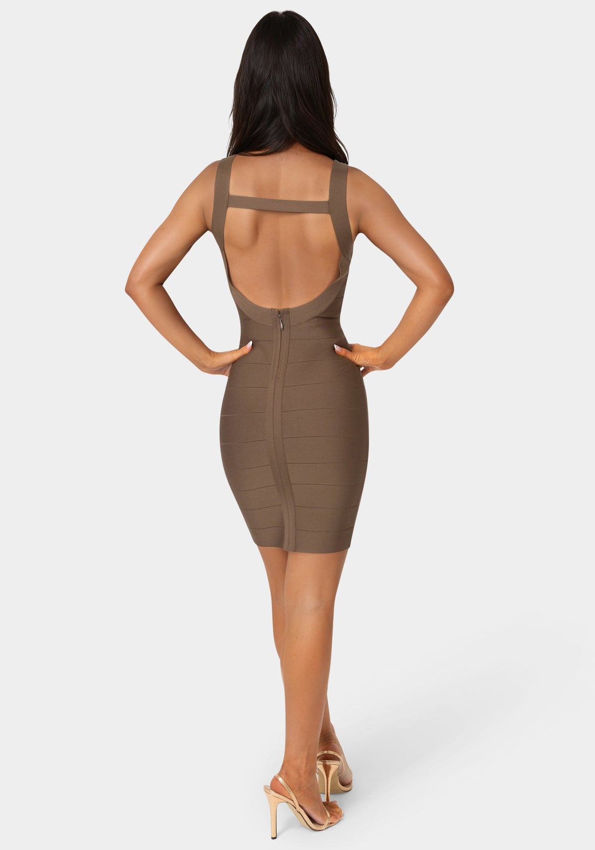 Bebe Bandage Mini Tank Dress