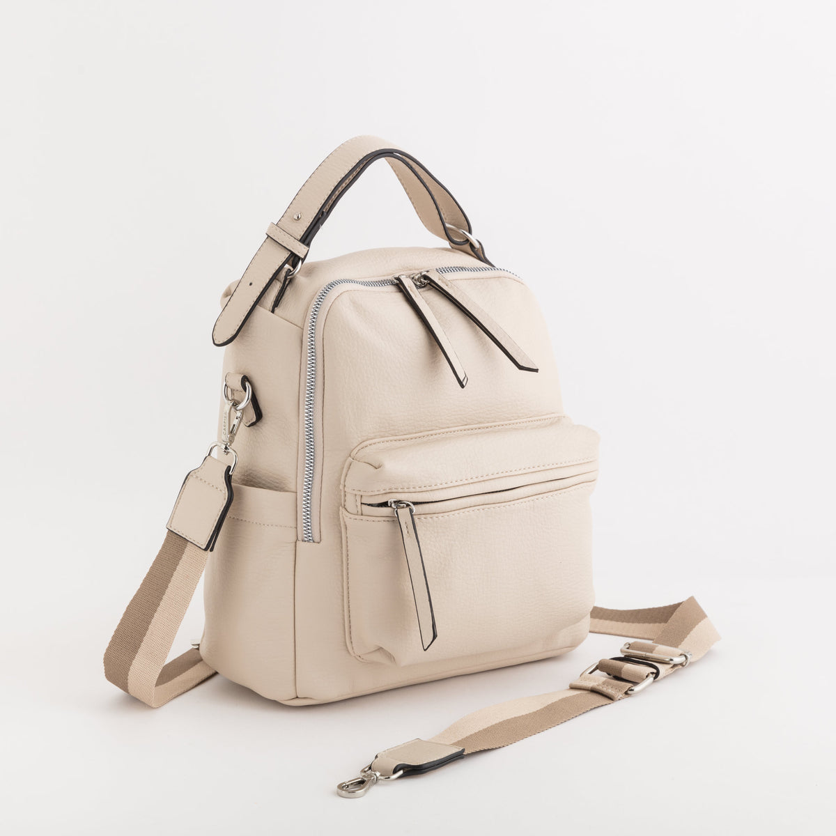 Carpisa Carpisa BOSTON Backpack with Front Pocket, Double Zipper