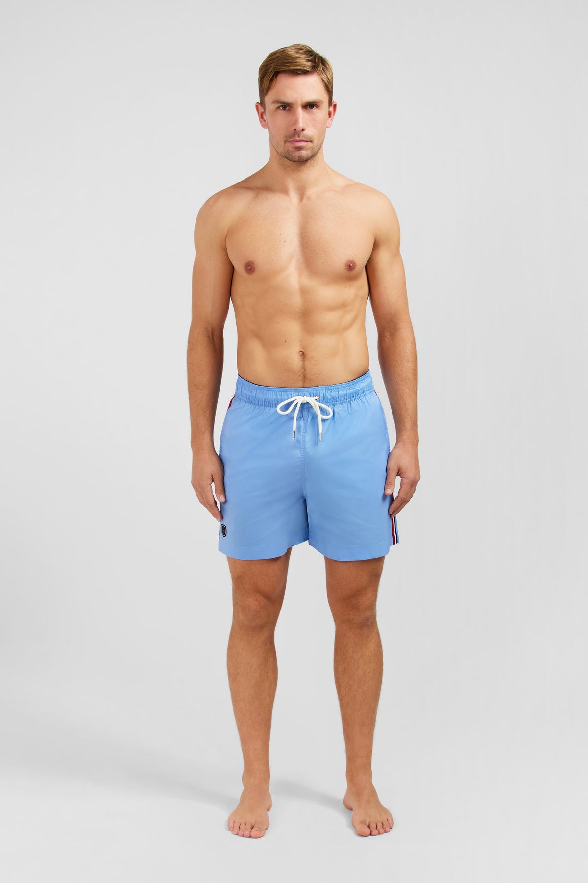 Eden Park Side-Stripe Swim Shorts