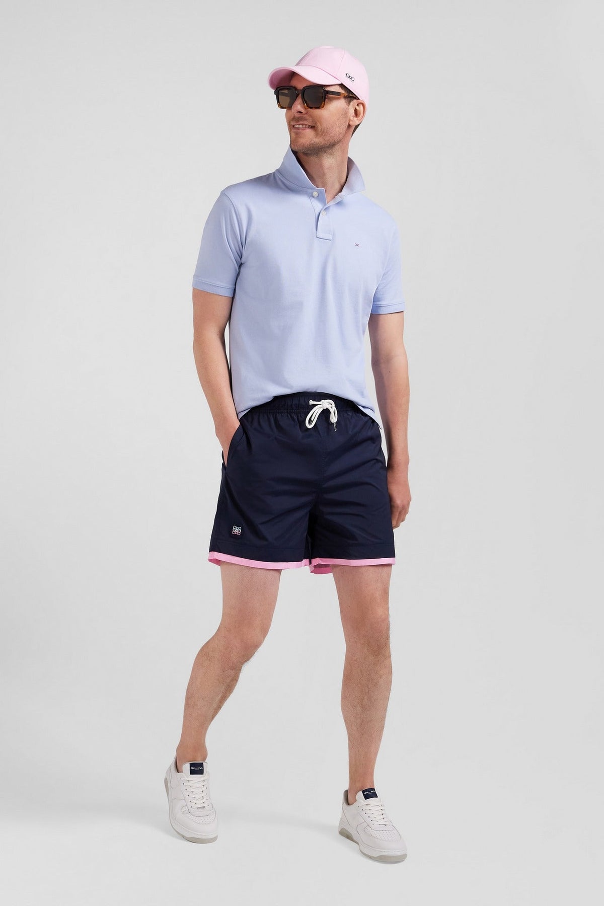 Eden Park Contrast-Hem Swim Shorts