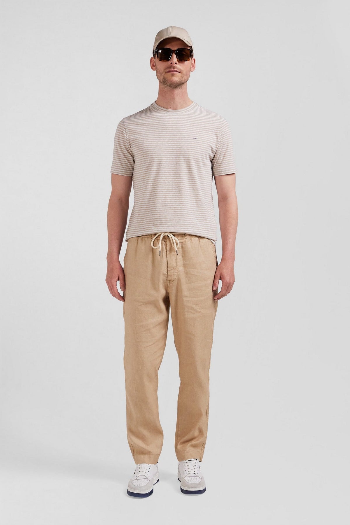 Eden Park Slim-Fit Drawstring Trousers