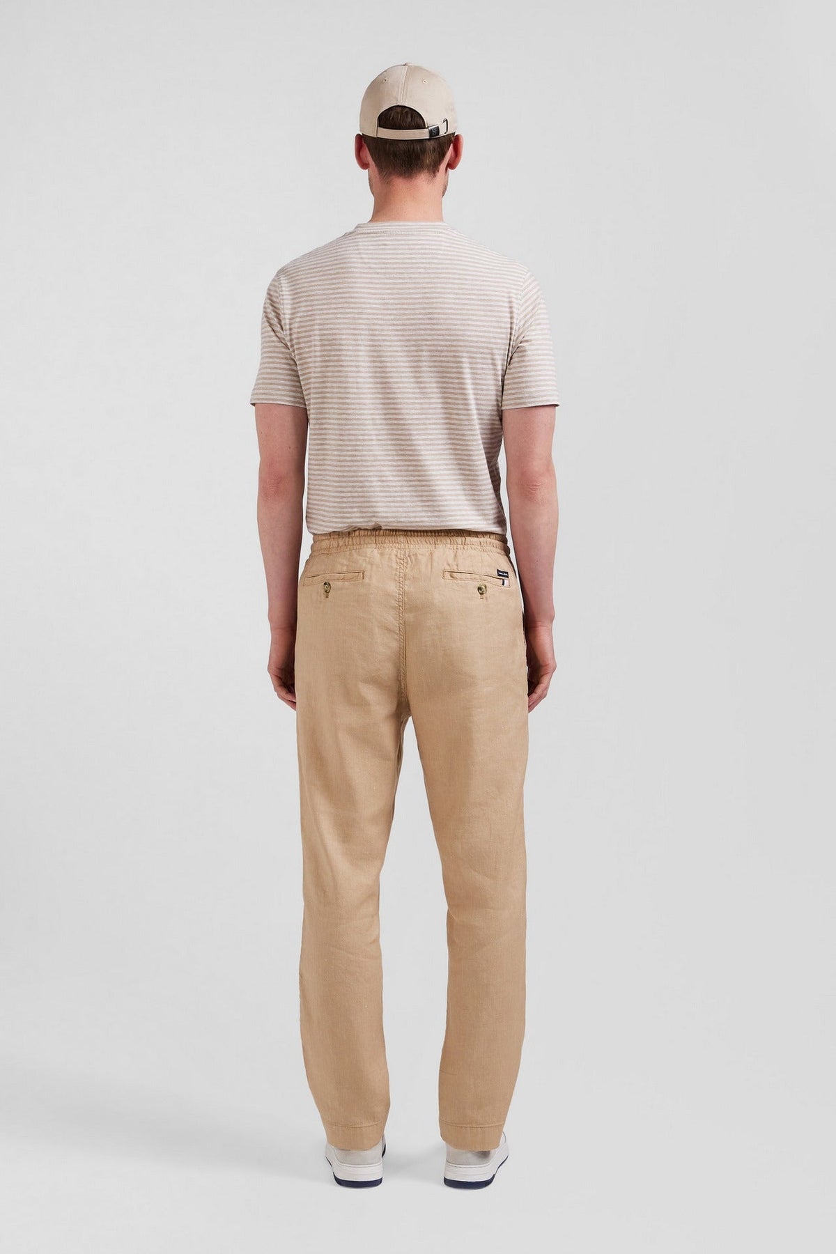 Eden Park Slim-Fit Drawstring Trousers