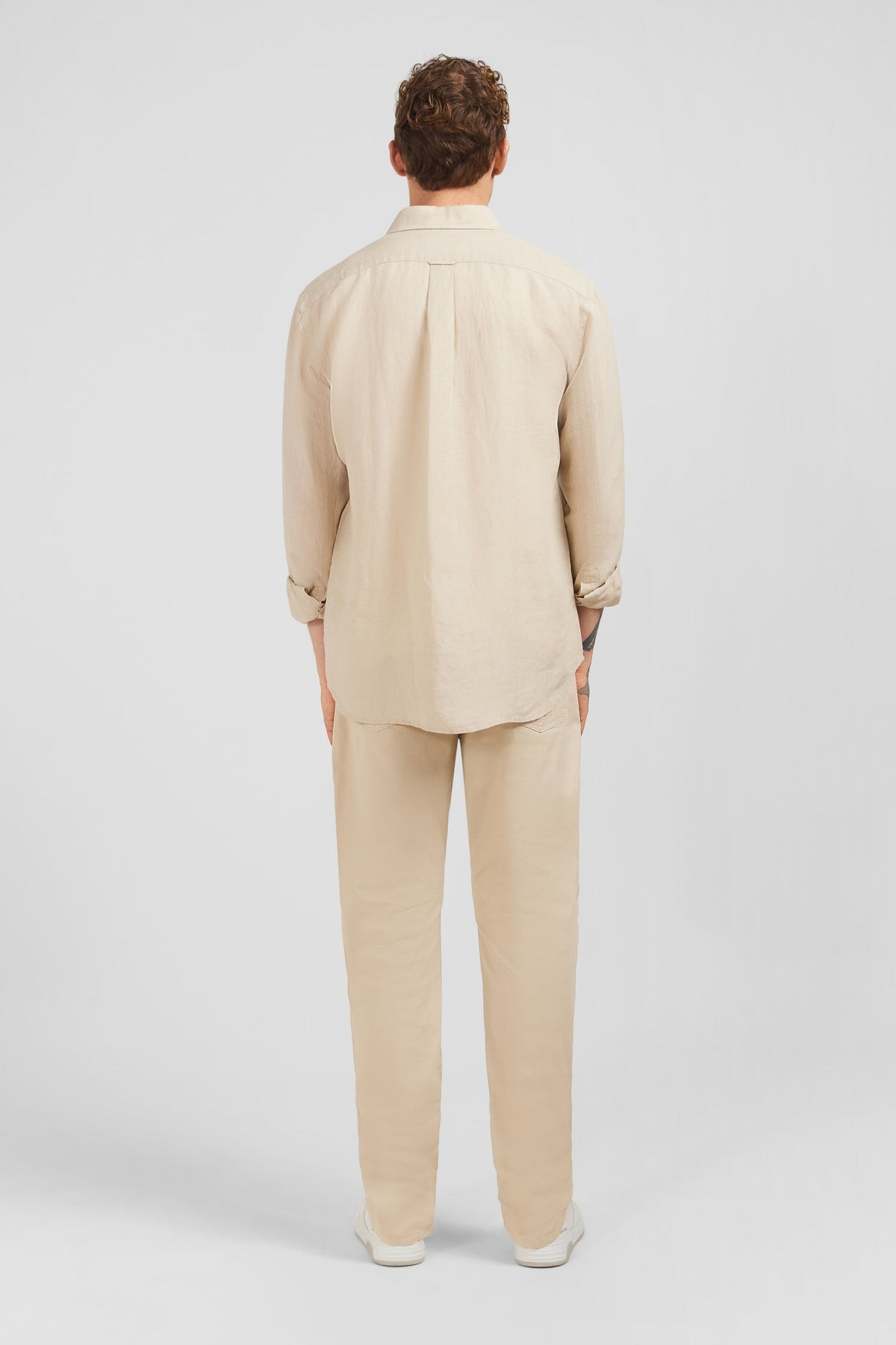 Eden Park Regular-Fit Linen Pocket Shirt