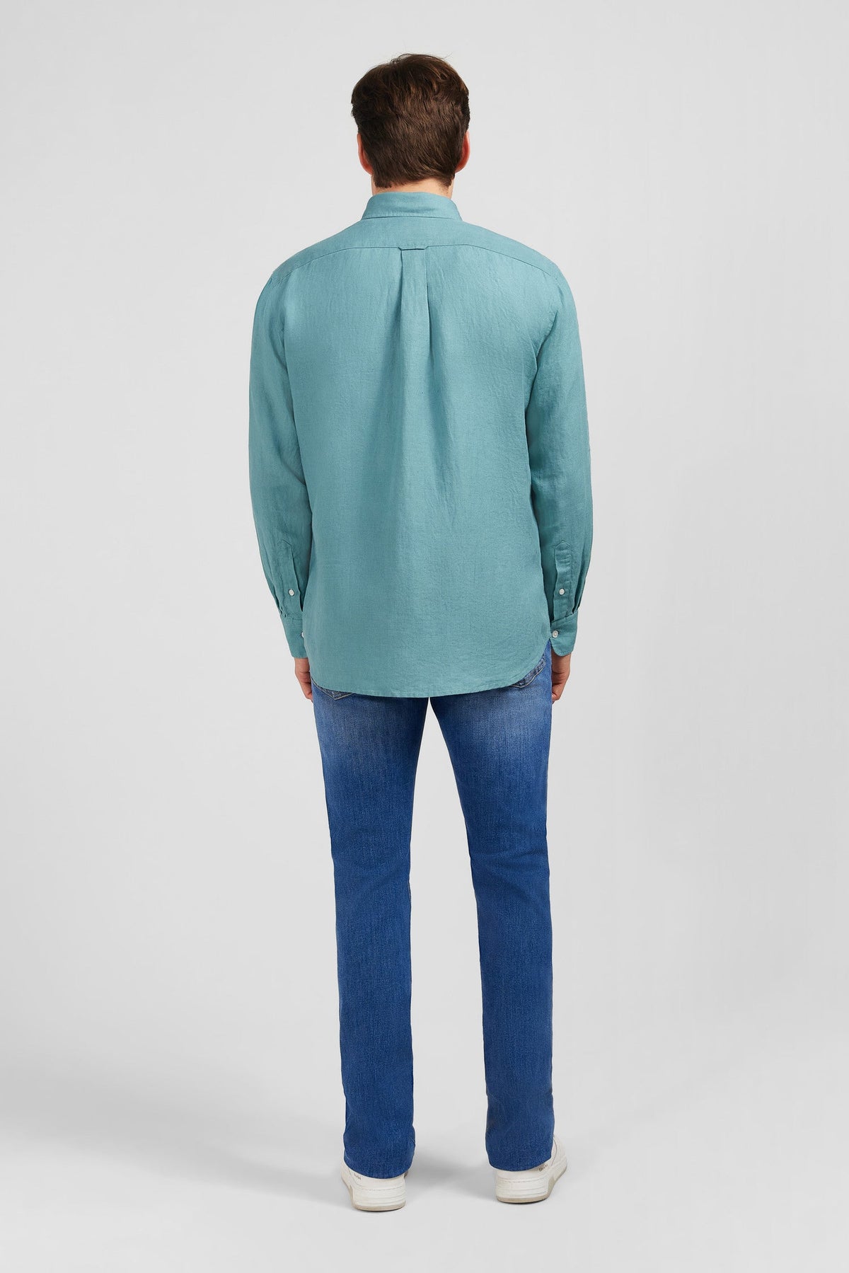 Eden Park Regular-Fit Linen Pocket Shirt