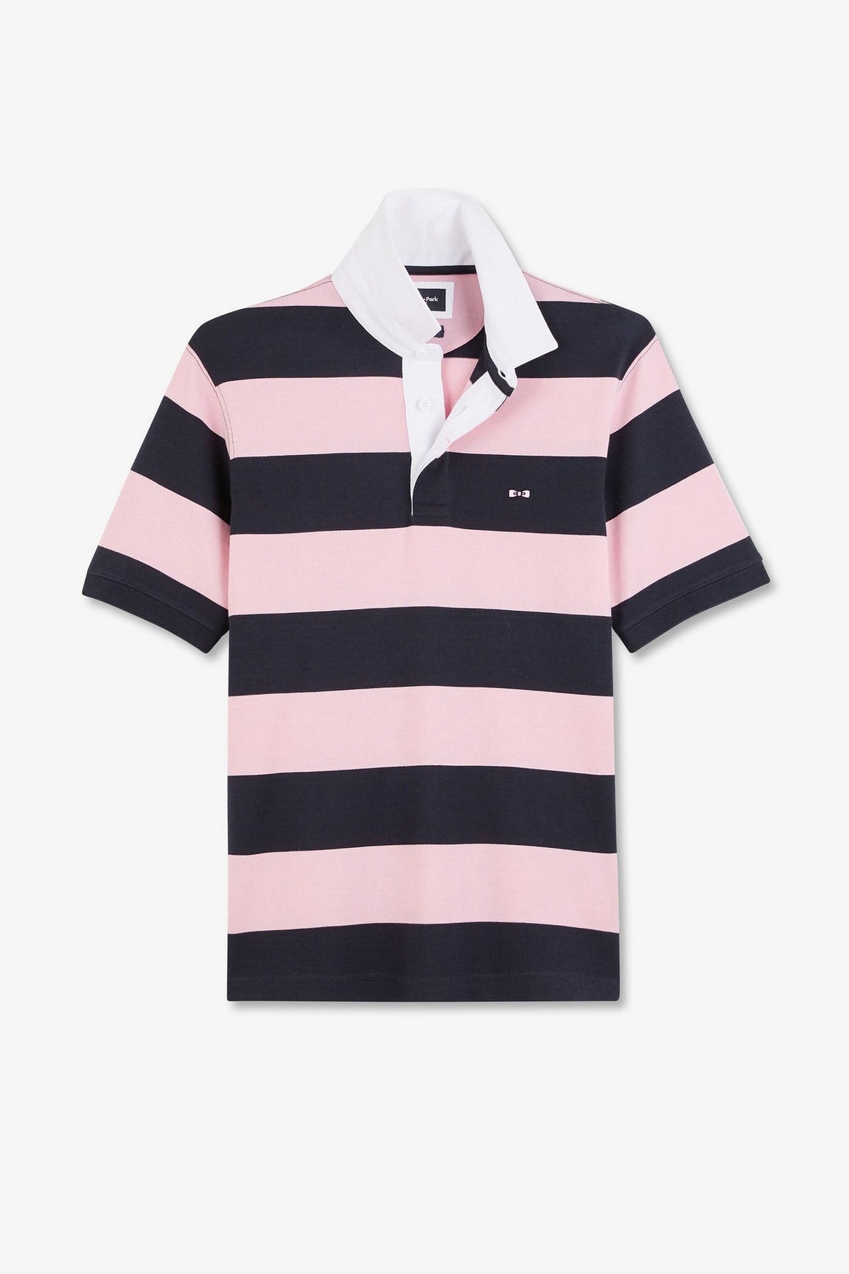 Eden Park Short-Sleeve Striped Rugby Shirt