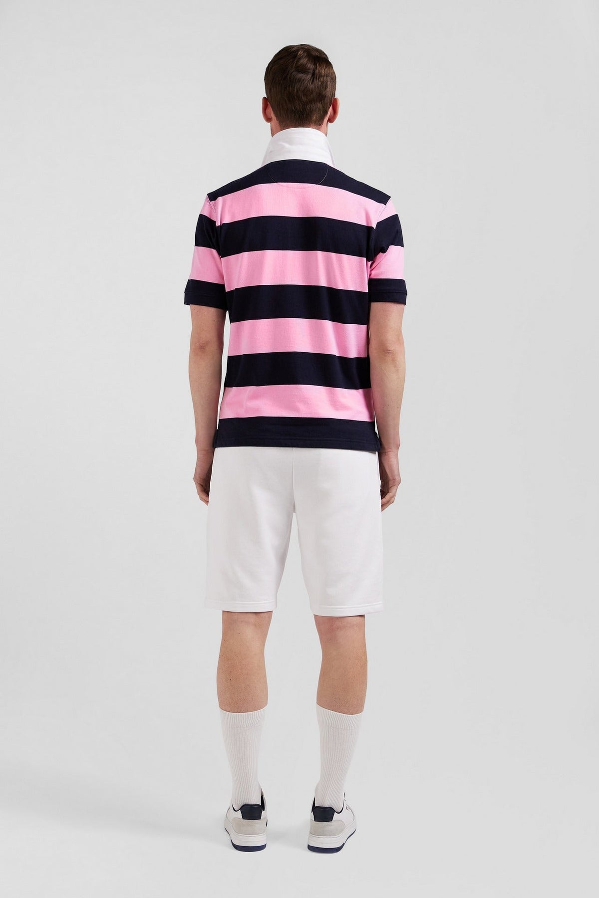 Eden Park Short-Sleeve Striped Rugby Shirt