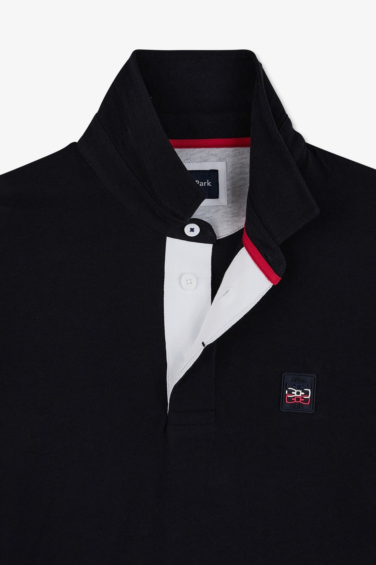 Eden Park Short-Sleeve Colour-Block Rugby Shirt