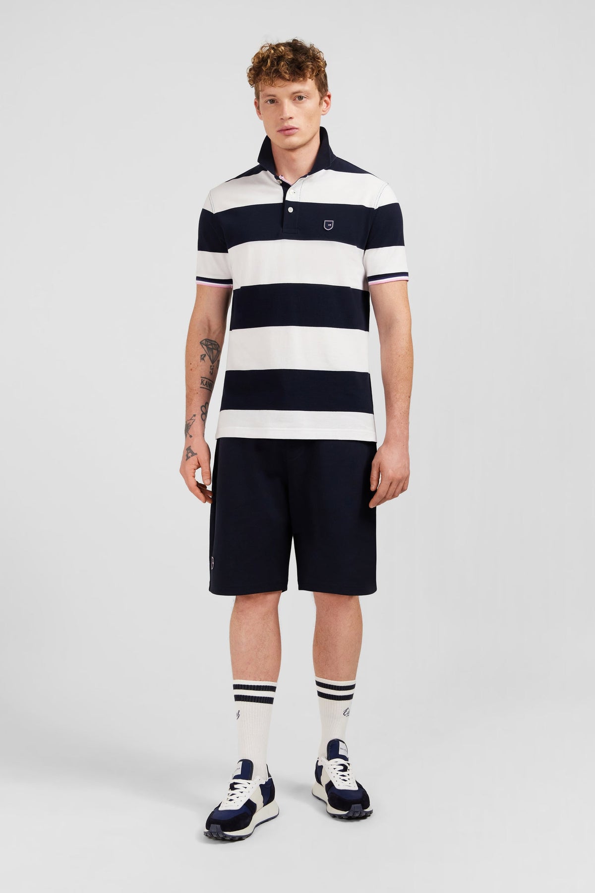 Eden Park Relaxed-Fit Striped Polo Shirt