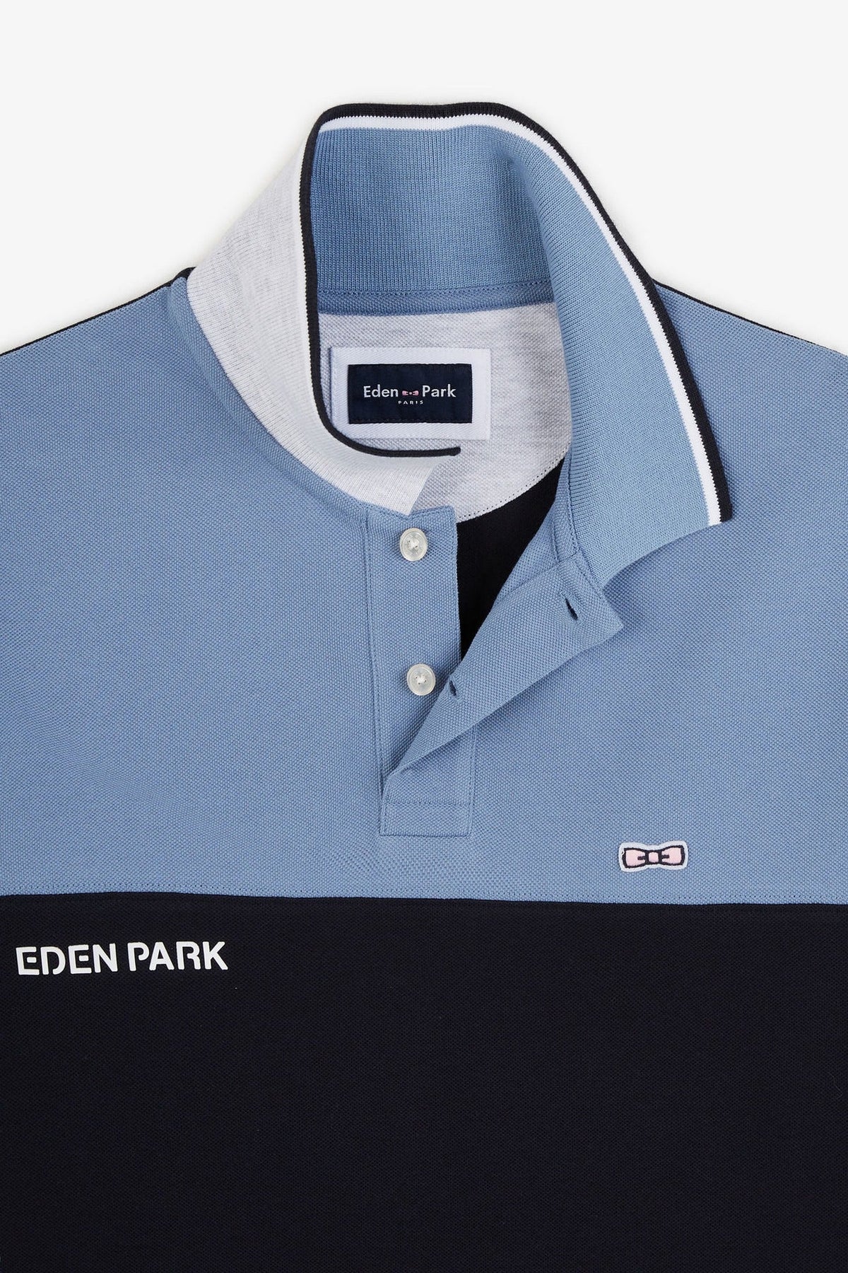 Eden Park Colour-Block Regular-Fit Polo Shirt