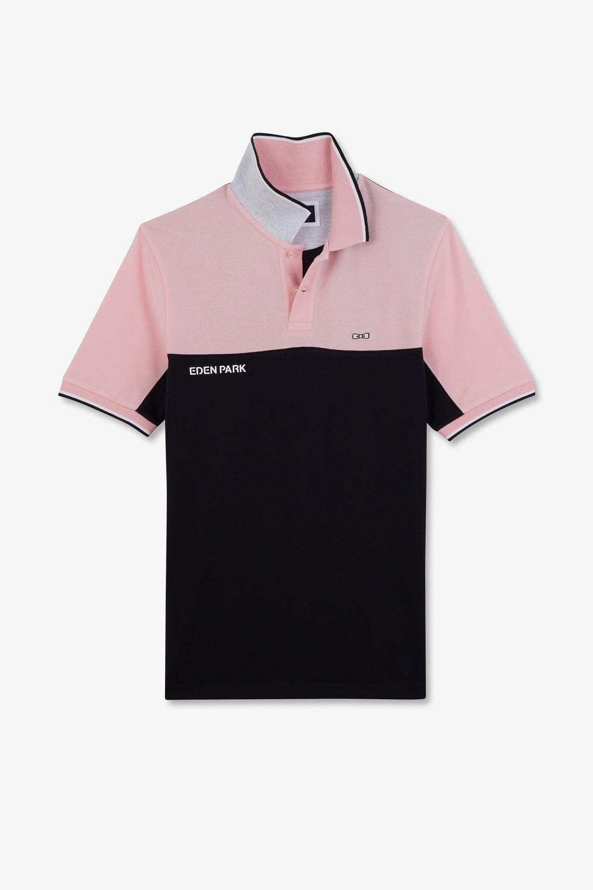 Eden Park Colour-Block Regular-Fit Polo Shirt