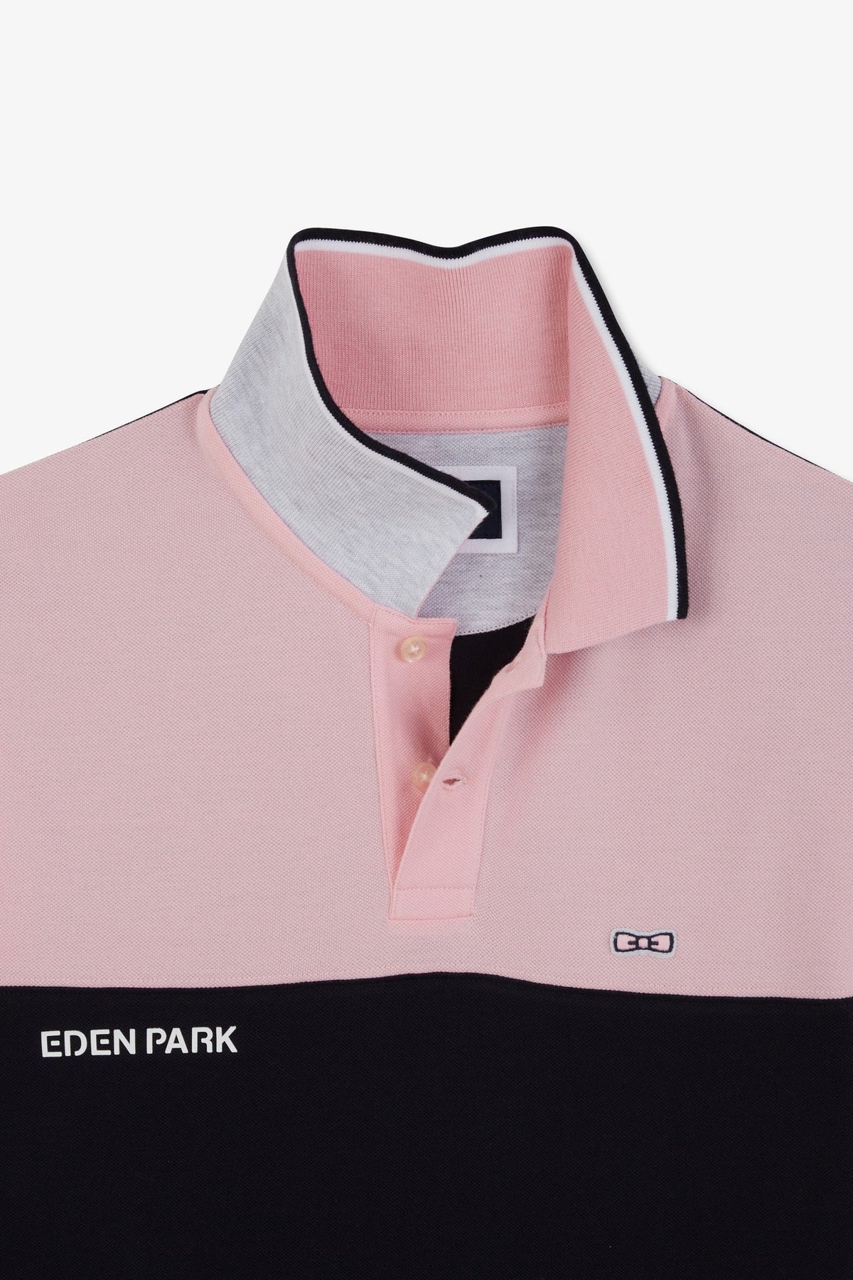 Eden Park Colour-Block Regular-Fit Polo Shirt