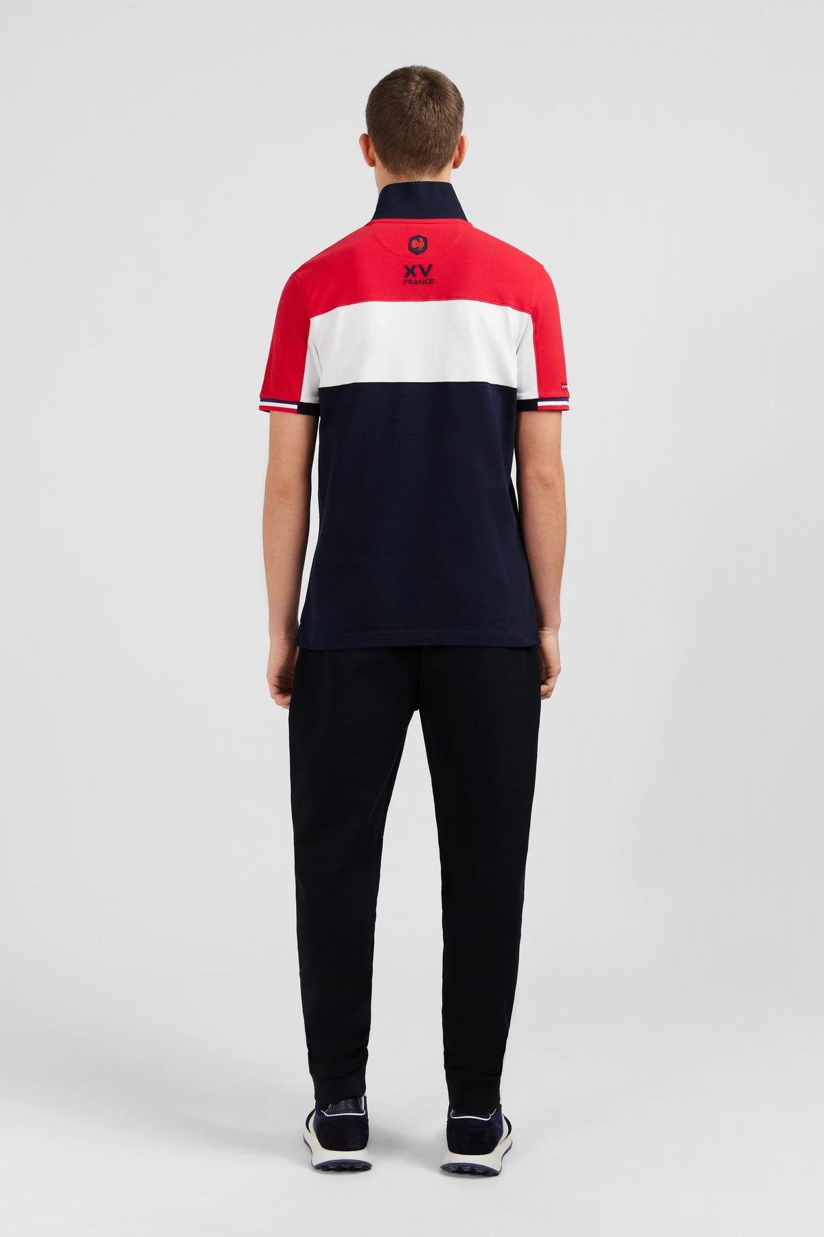 Eden Park Tri-Colour Block Polo Shirt