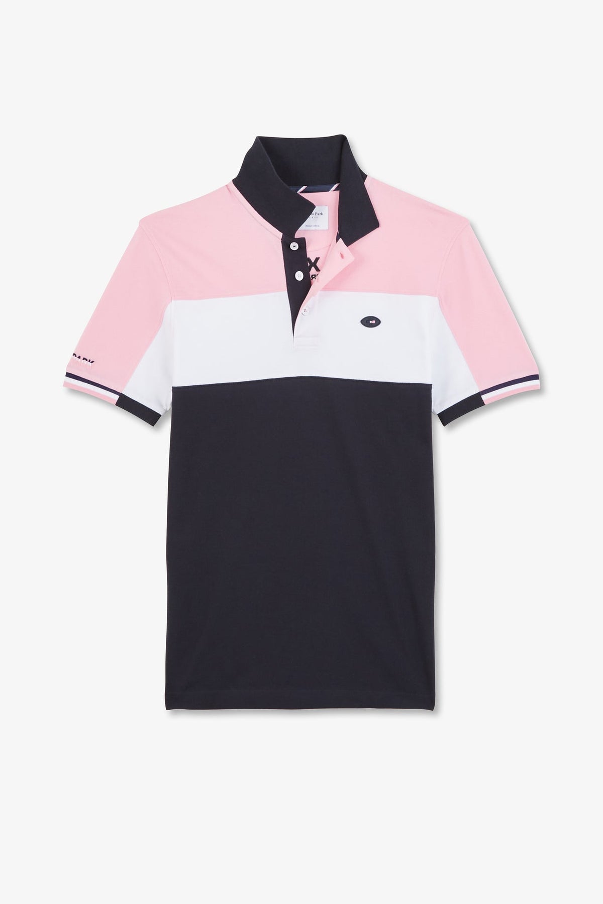 Eden Park Tri-Colour Block Polo Shirt