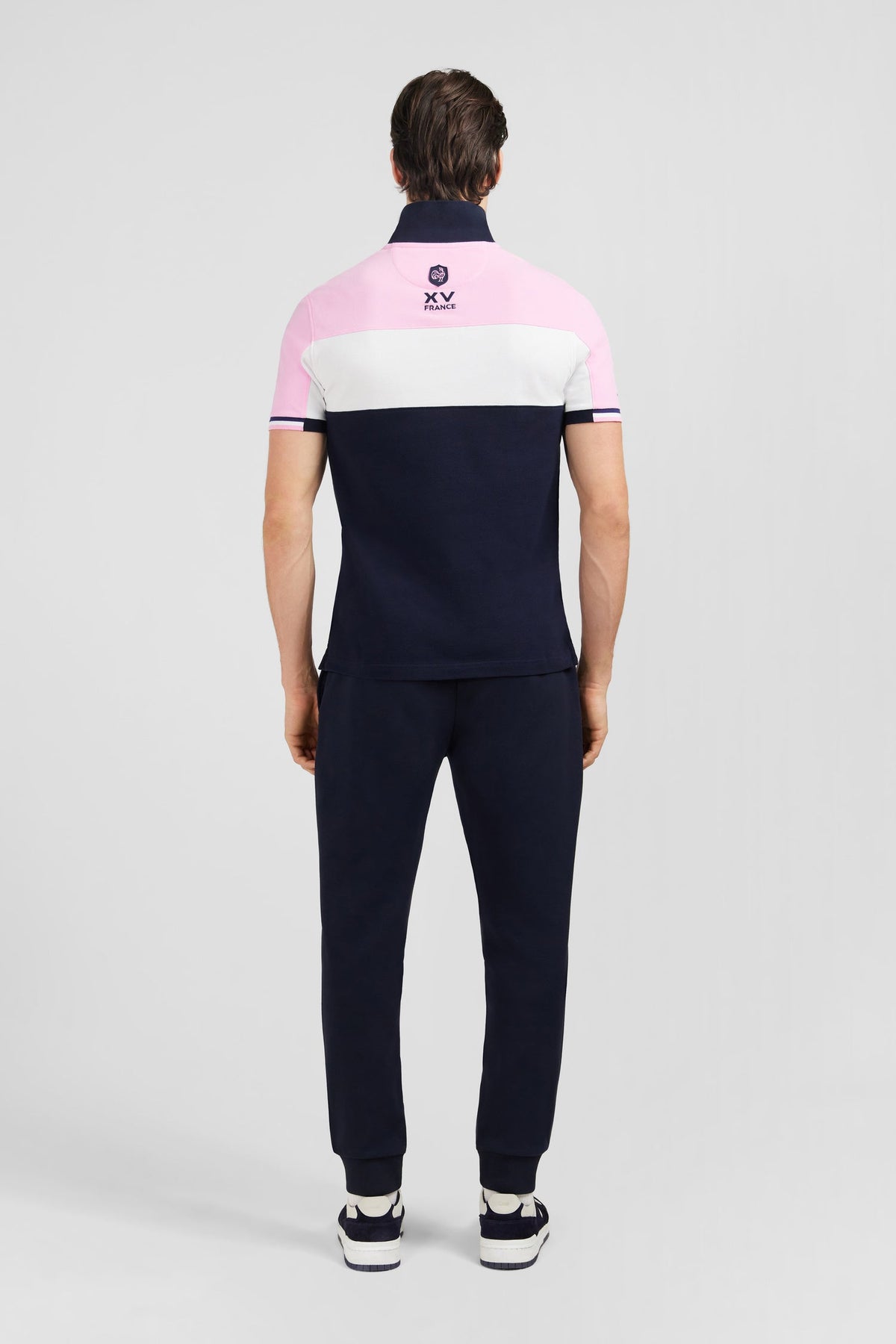 Eden Park Tri-Colour Block Polo Shirt