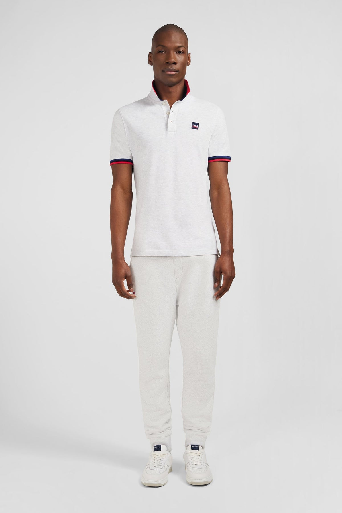 Eden Park Tipped Contrast-Collar Polo Shirt