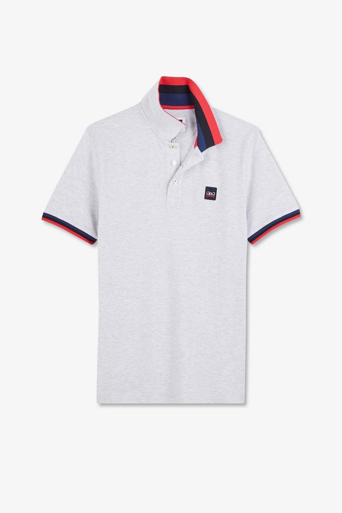 Eden Park Tipped Contrast-Collar Polo Shirt