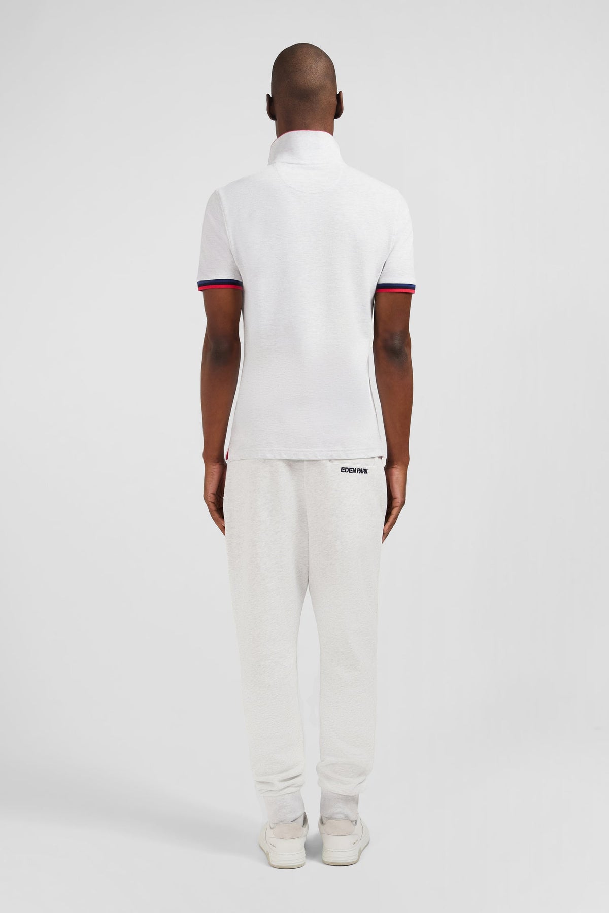 Eden Park Tipped Contrast-Collar Polo Shirt