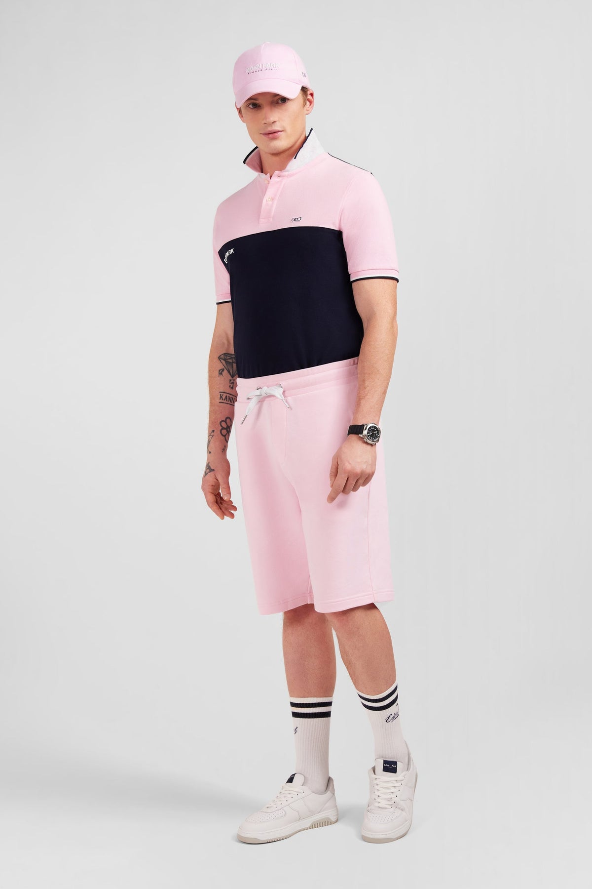 Eden Park Logo Drawstring Jogging Shorts