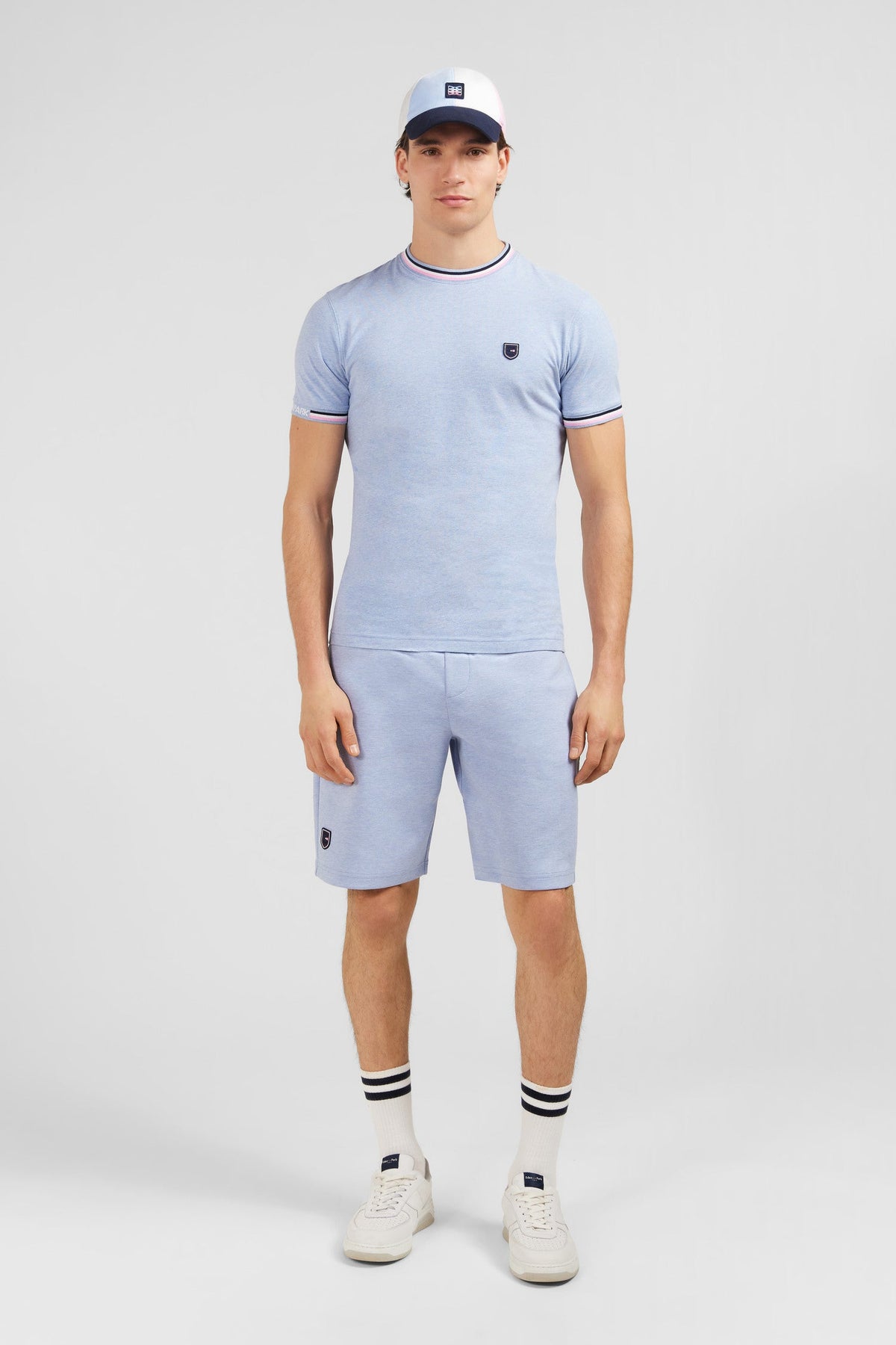 Eden Park Marl Drawstring Jogging Shorts