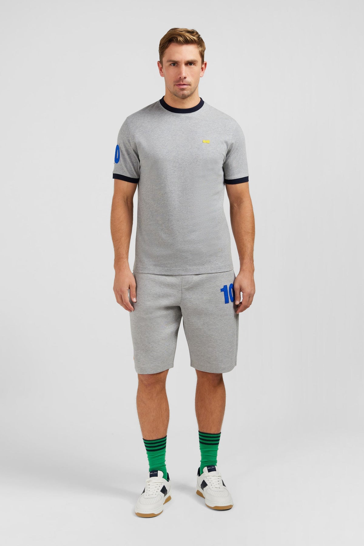 Eden Park Contrast-Trim Number T-Shirt
