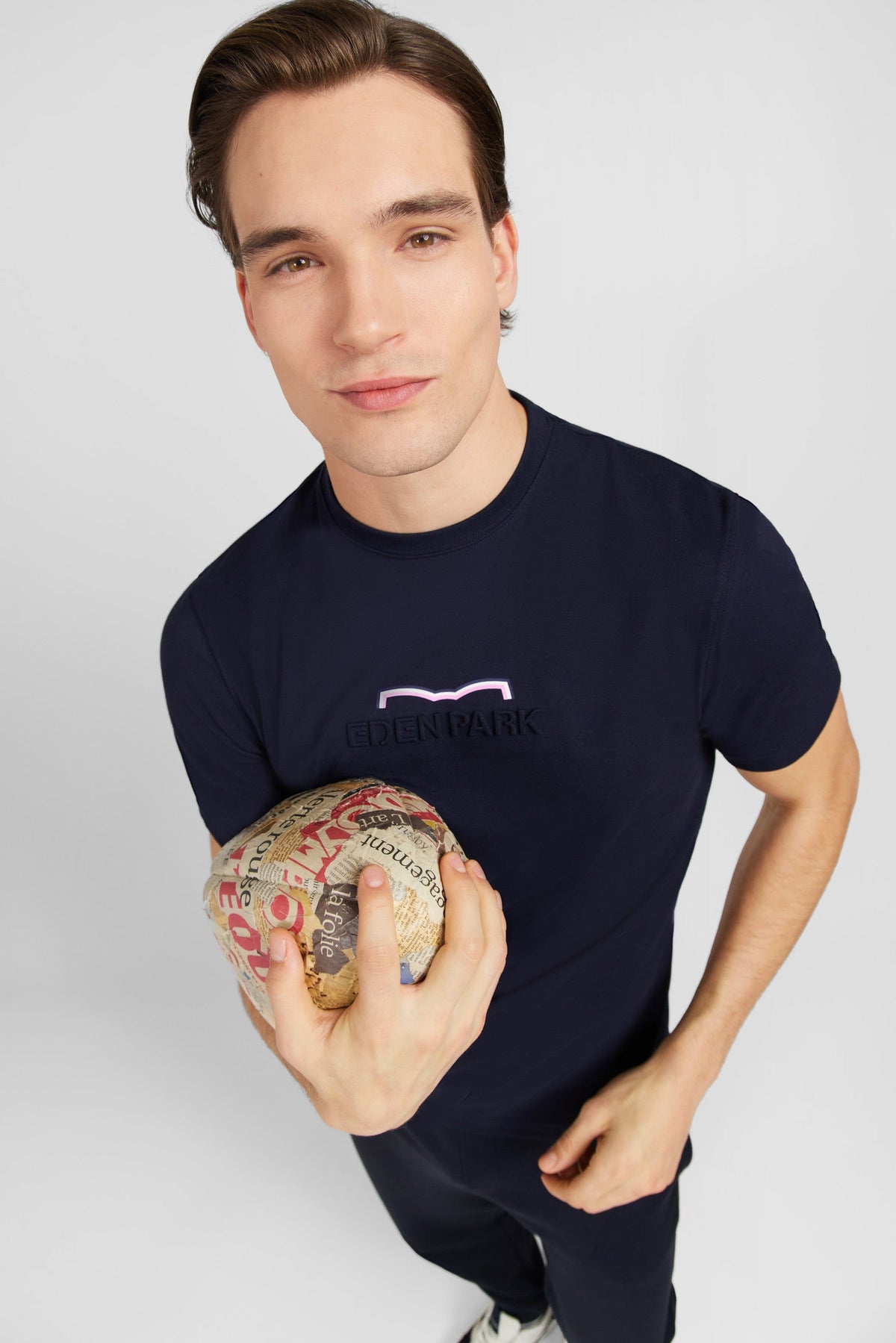 Eden Park Embroidered Chest Logo T-Shirt