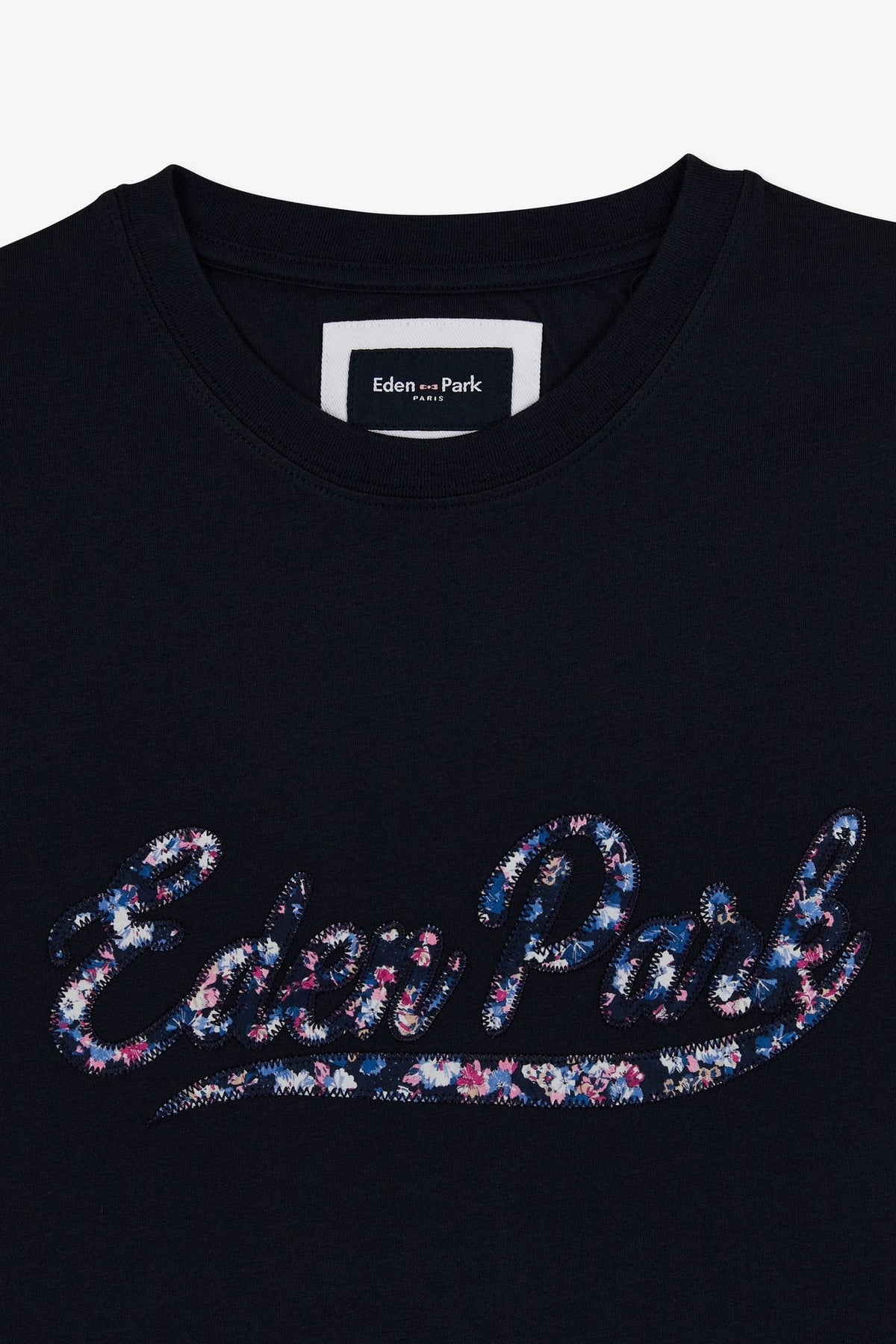 Eden Park Floral Script Logo T-Shirt