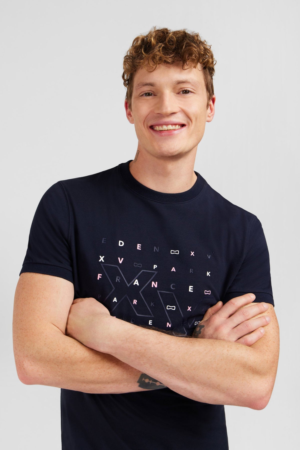 Eden Park Letter Graphic Slim-Fit T-Shirt