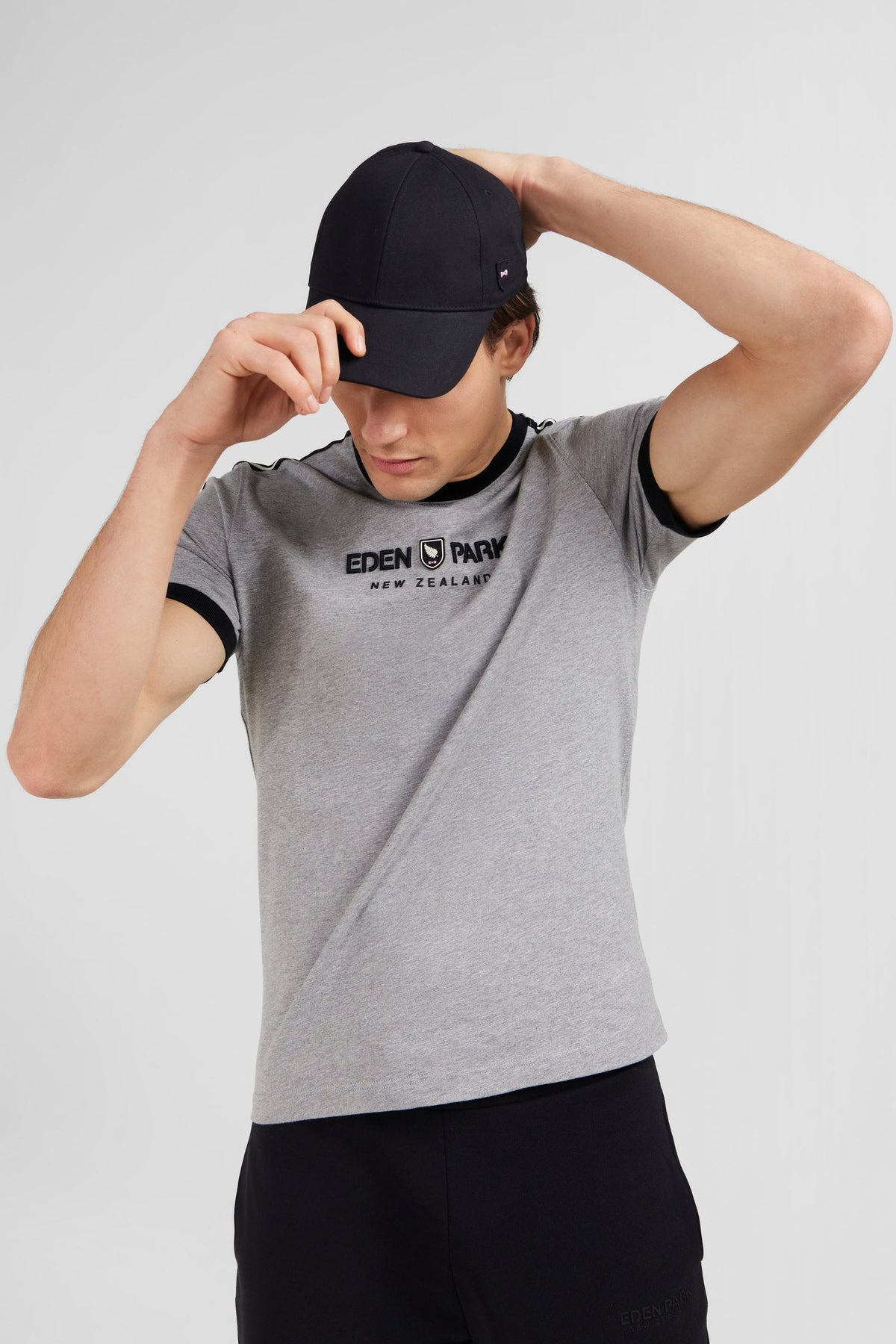 Eden Park Contrast-Trim Logo T-Shirt