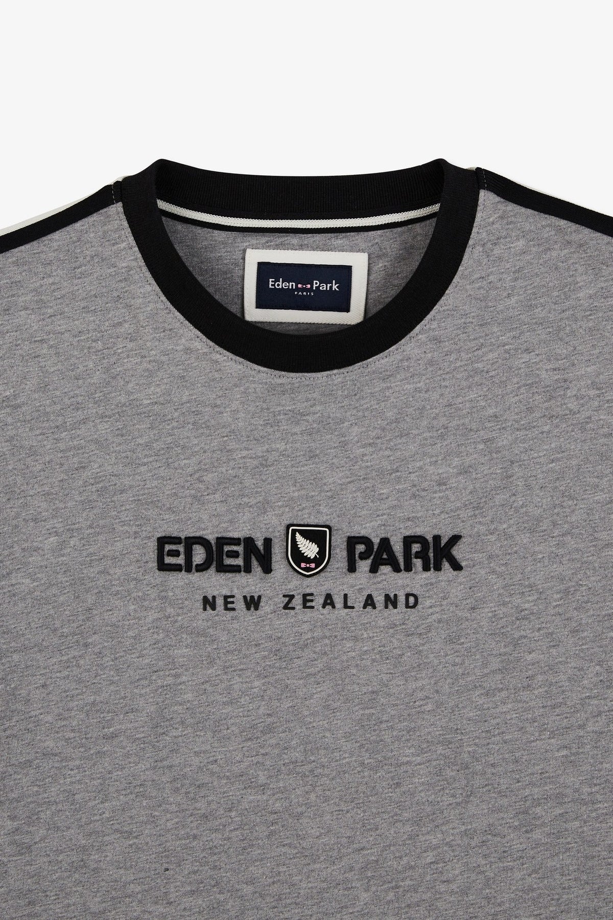 Eden Park Contrast-Trim Logo T-Shirt
