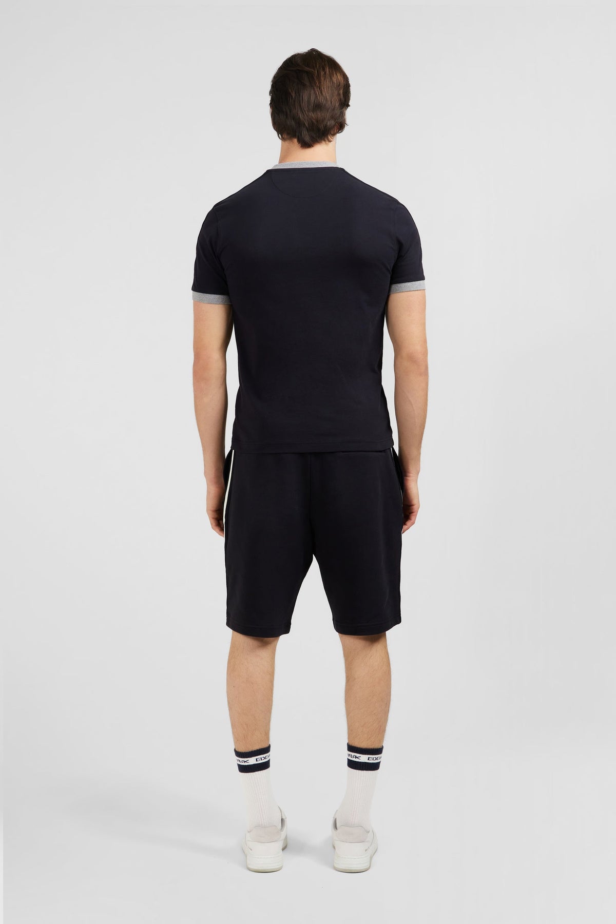 Eden Park Contrast-Trim Logo T-Shirt