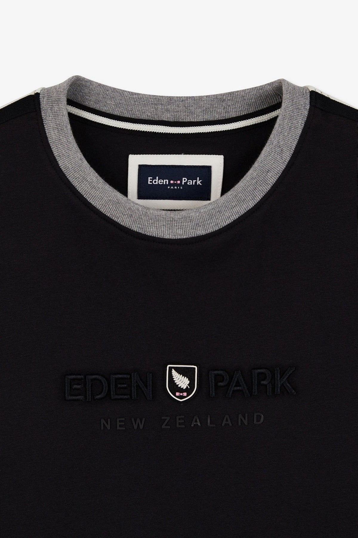Eden Park Contrast-Trim Logo T-Shirt