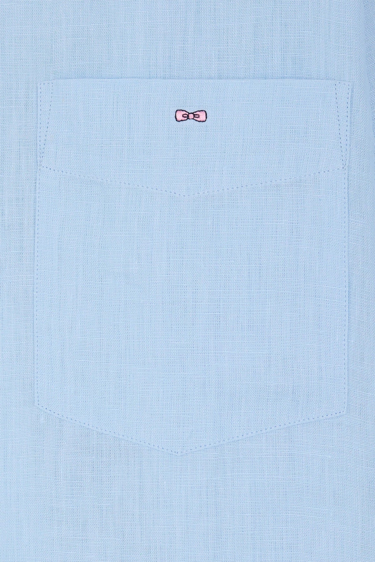 Eden Park Plain White Linen Shirt, Straight Cut